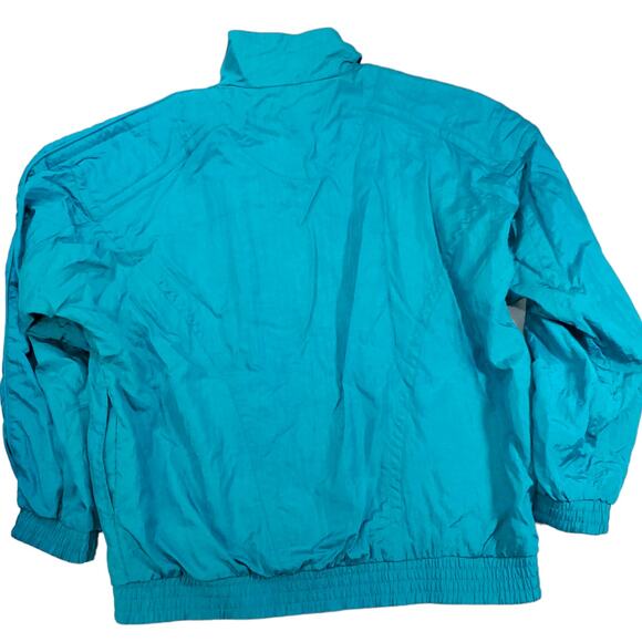 Lavon Petites | Vintage Teal Leisure Jacket | Petite Large - Picture 10 of 13